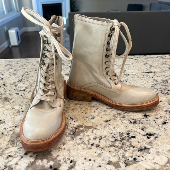 NWT $178 Free People Sante Fe Lace-up Boot 39 = USA 9 - Picture 7 of 16